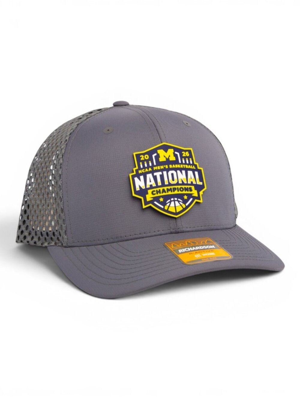 Michigan Wolverines 2026 Basketball National Champions 3D Trucker Hat
